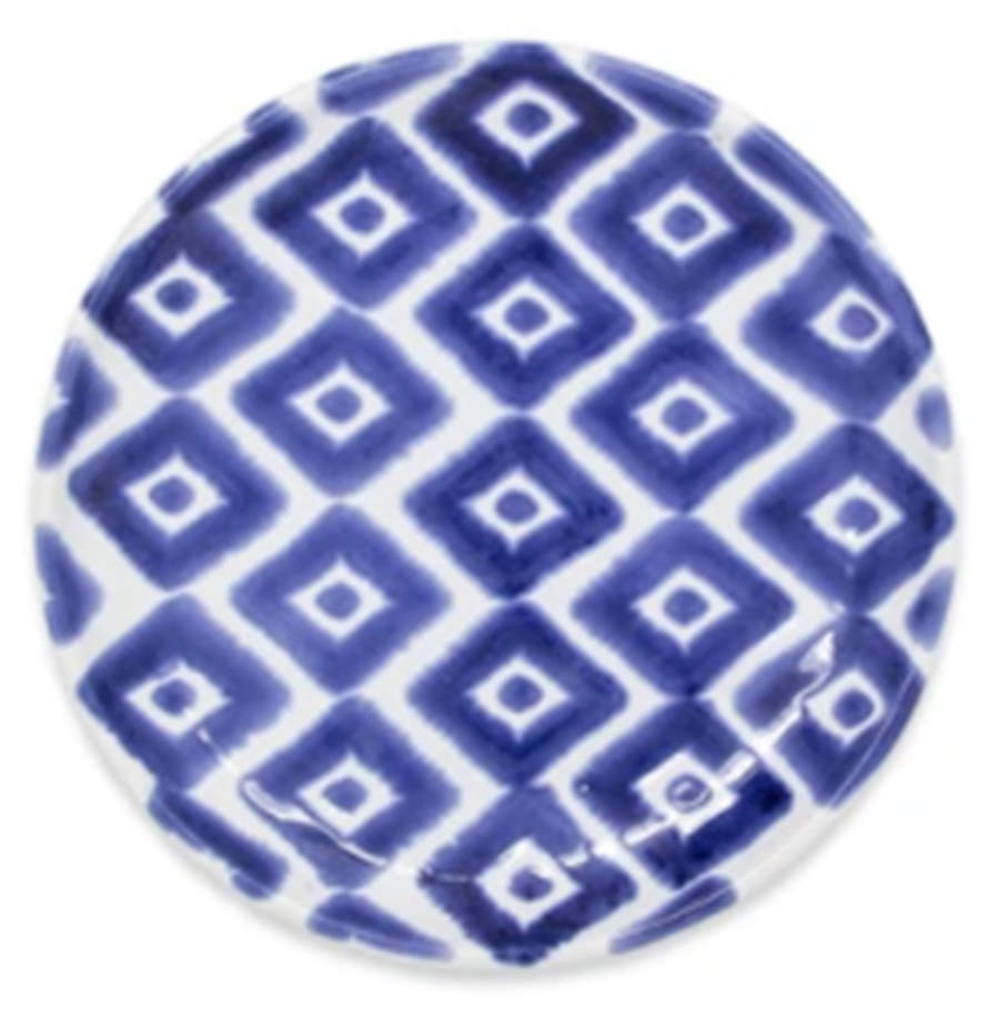 Santorini Mosaic Cocktail Plate by Vietri (Italy)-1