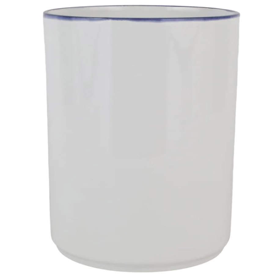 Santorini Mosaic China Waste Basket by Vietri (Italy)-1
