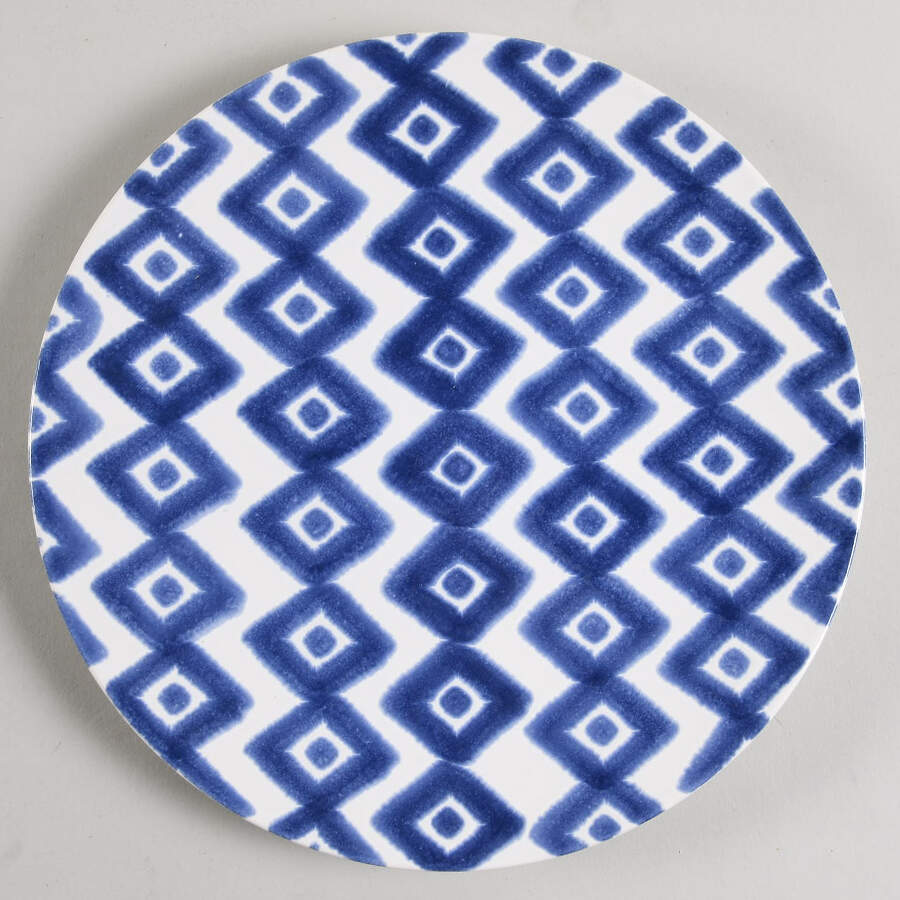 Santorini Mosaic Salad Plate by Vietri (Italy)-1