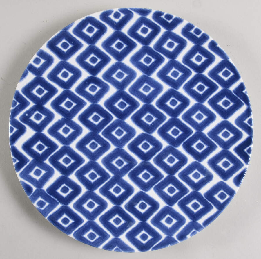 Santorini Mosaic Dinner Plate by Vietri (Italy)-1