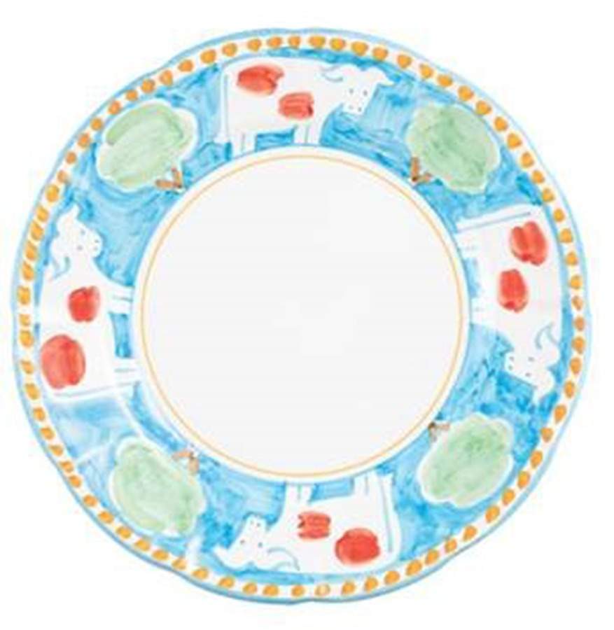 Campagna Mucca Cow Service Plate (Charger) by Vietri (Italy)-1