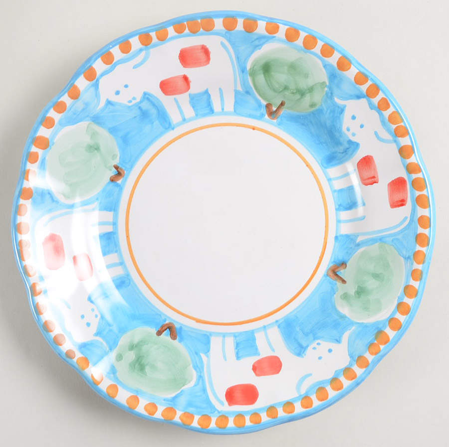 Campagna Mucca Cow Salad Plate by Vietri (Italy)-1