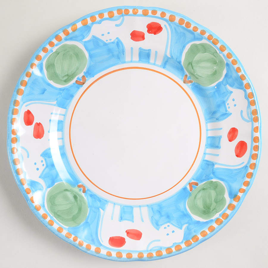 Campagna Mucca Cow Dinner Plate by Vietri (Italy)-1