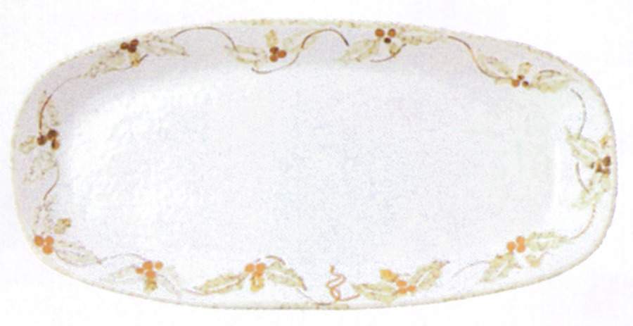 Perla Natale 18" Oval Serving Platter by Vietri (Italy)-1