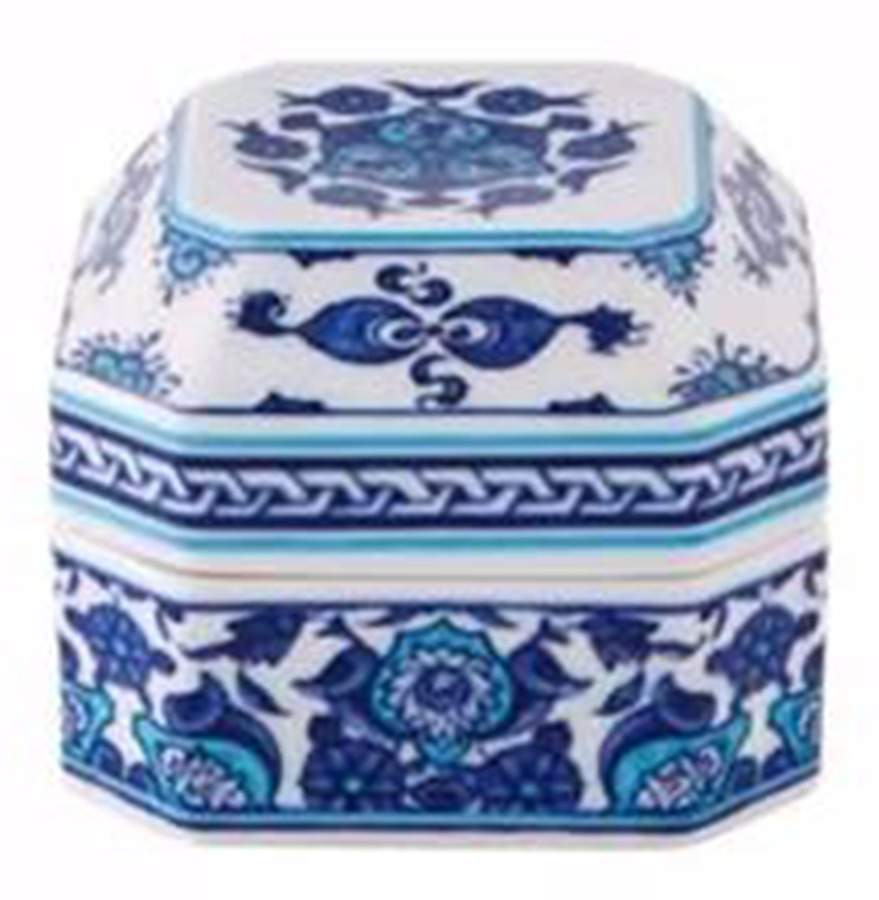 Izmir Hexagonal Box & Lid by Vista Alegre-1