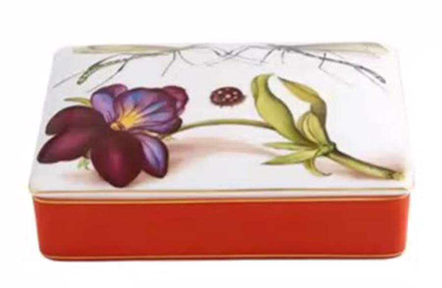 Natura Double Deck Playing Card Box & Lid by Vista Alegre-1