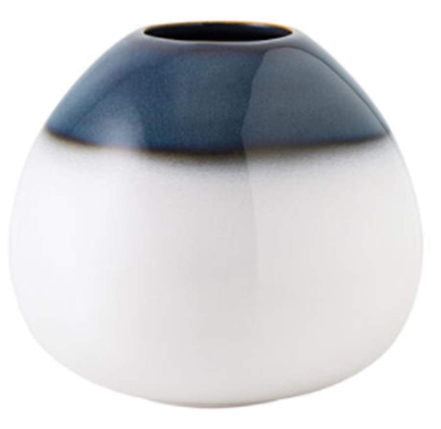 Lave Bleu (Blue) 5" Vase by Villeroy & Boch-1