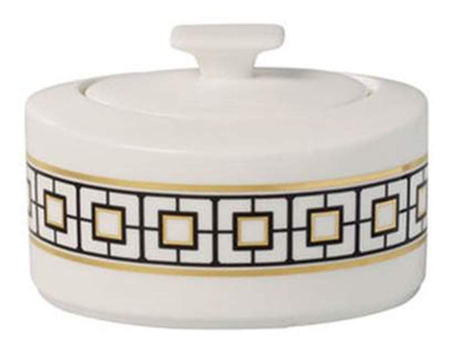 MetroChic (Metro Chic) Sugar Bowl & Lid by Villeroy & Boch-1