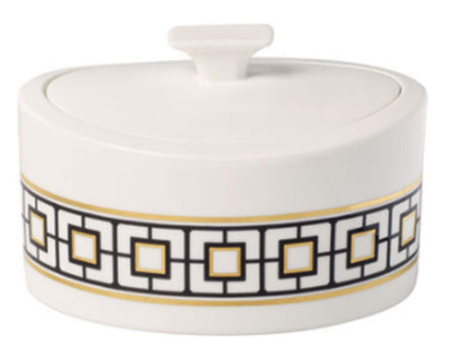 MetroChic (Metro Chic) 6" Oval Box & Lid by Villeroy & Boch-1