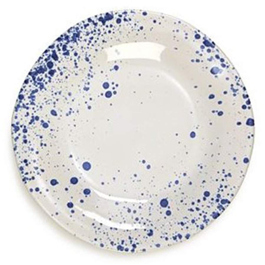 Aurora Ocean Splatter Dinner Plate by Vietri (Italy)-1