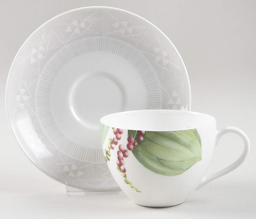 Malindi Flat Cup & Saucer Set by Villeroy & Boch-1
