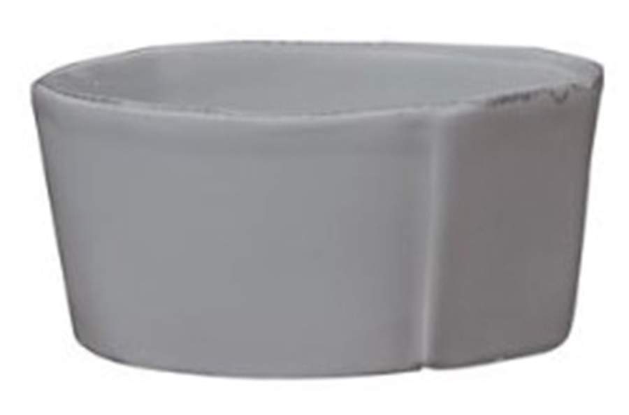 Lastra Light Gray 8" Round Serving Bowl by Vietri (Italy)-1