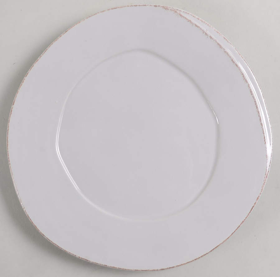 Lastra Light Gray Salad Plate by Vietri (Italy)-1