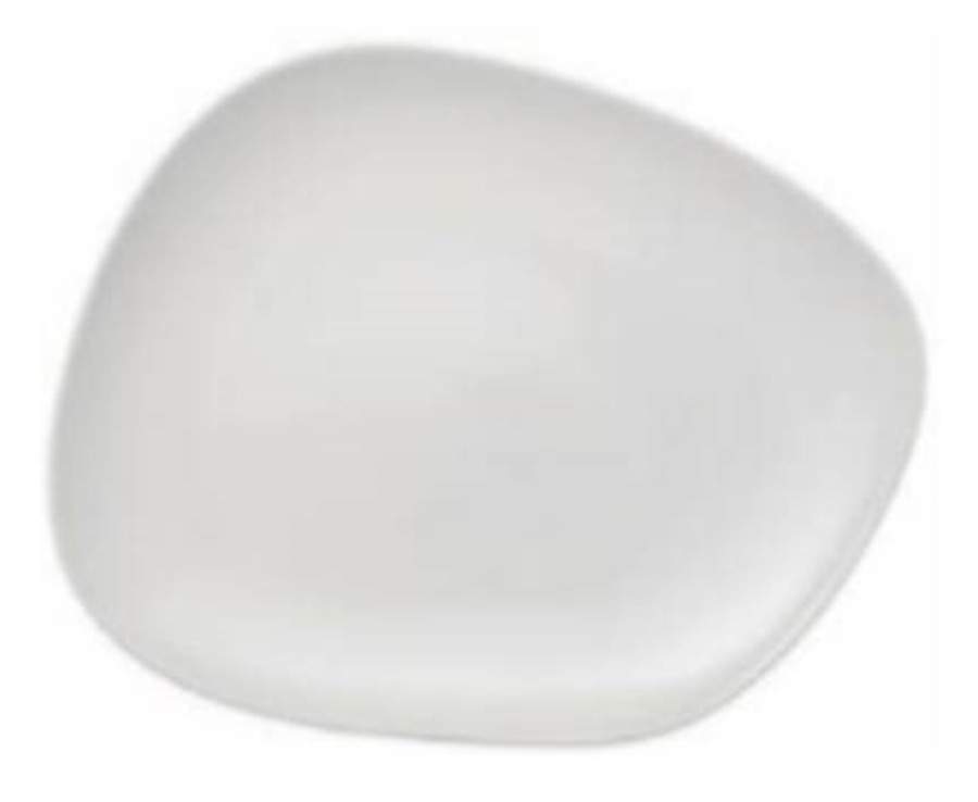 Organic White Dinner Plate by Villeroy & Boch-1