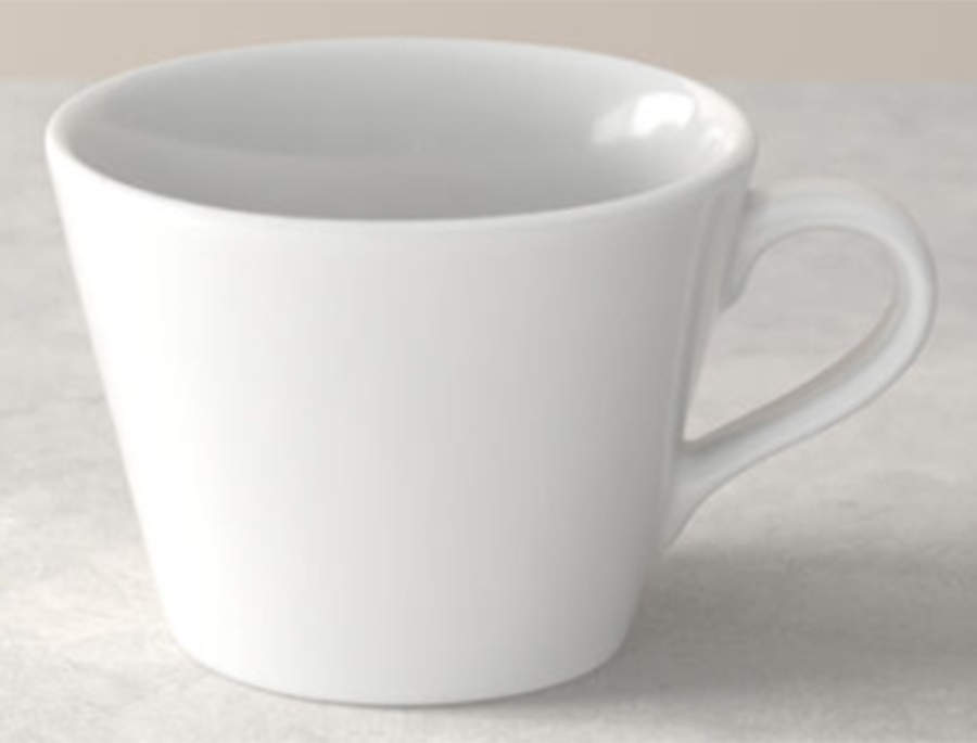 Organic White Flat Cup by Villeroy & Boch-1