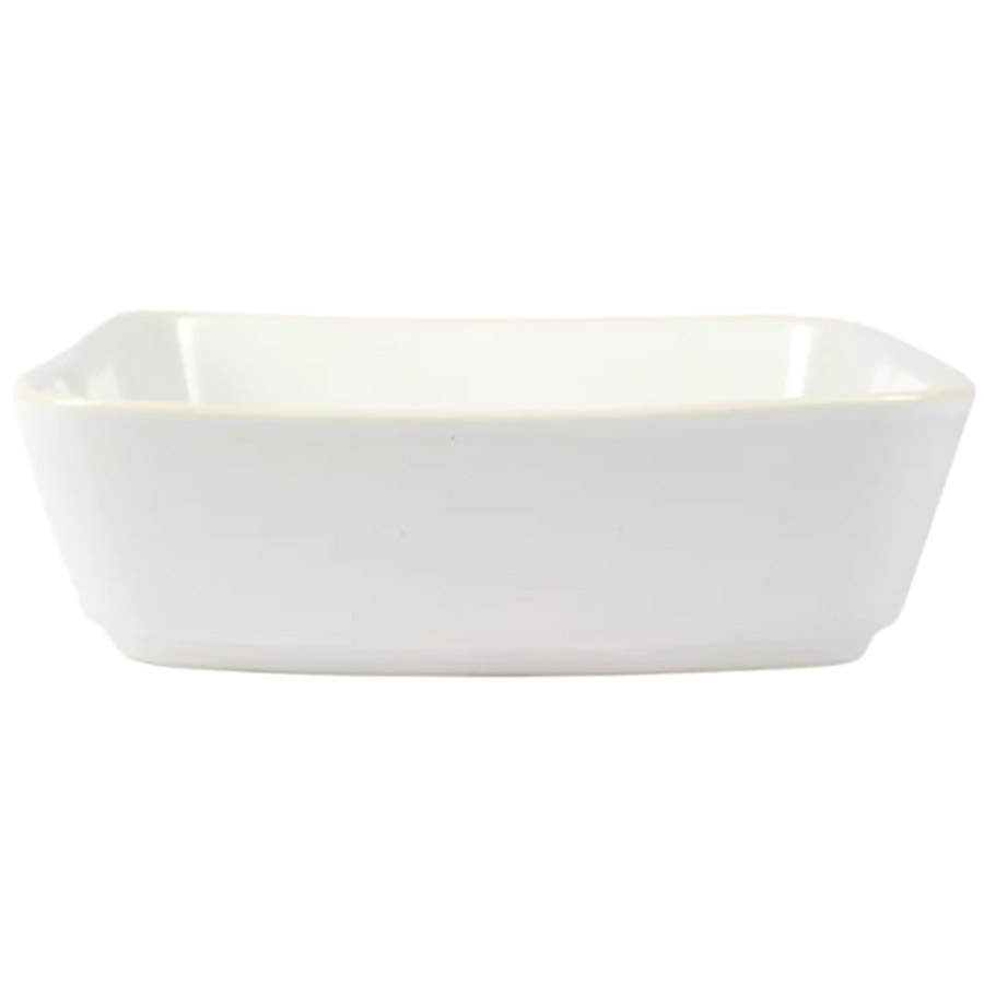Chroma White 9" Square Baker by Vietri (Italy)-1