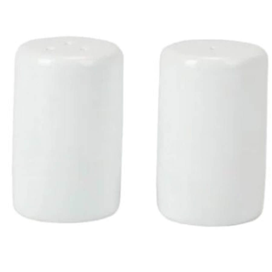 Chroma White Salt & Pepper Set by Vietri (Italy)-1