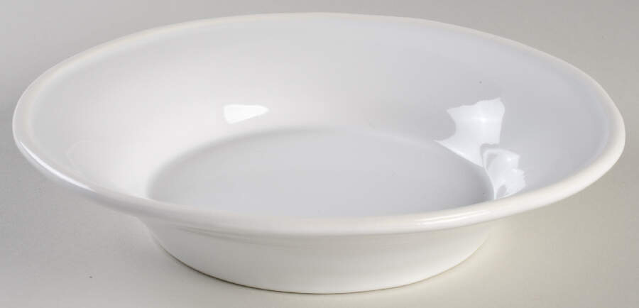 Chroma White 9" Individual Pasta Bowl by Vietri (Italy)-1
