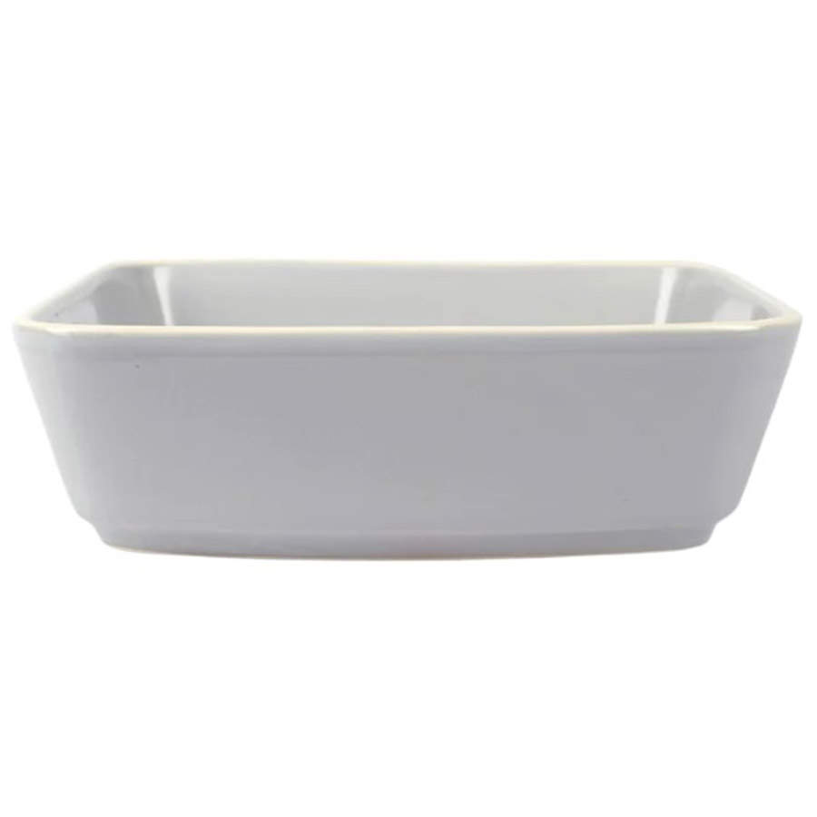 Chroma Light Gray 9" Square Baker by Vietri (Italy)-1
