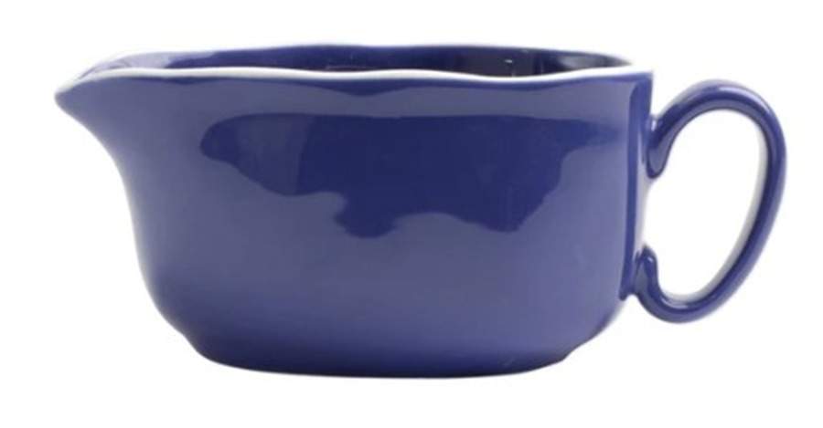 Chroma Blue Gravy Boat by Vietri (Italy)-1
