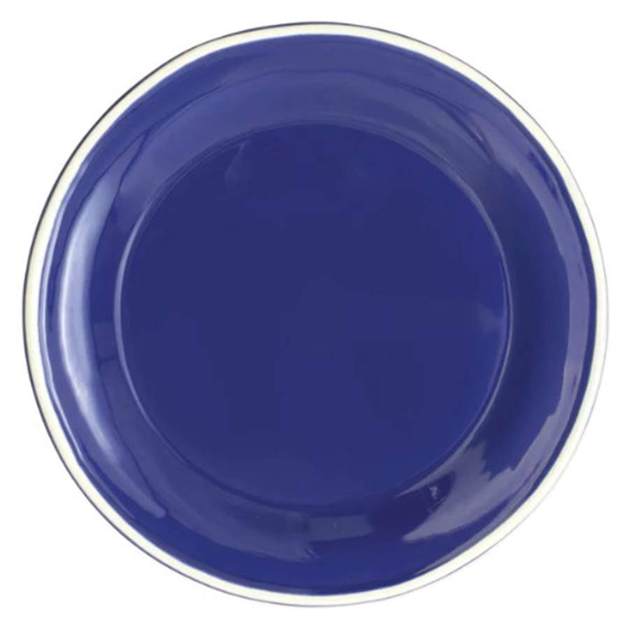Chroma Blue Salad Plate by Vietri (Italy)-1