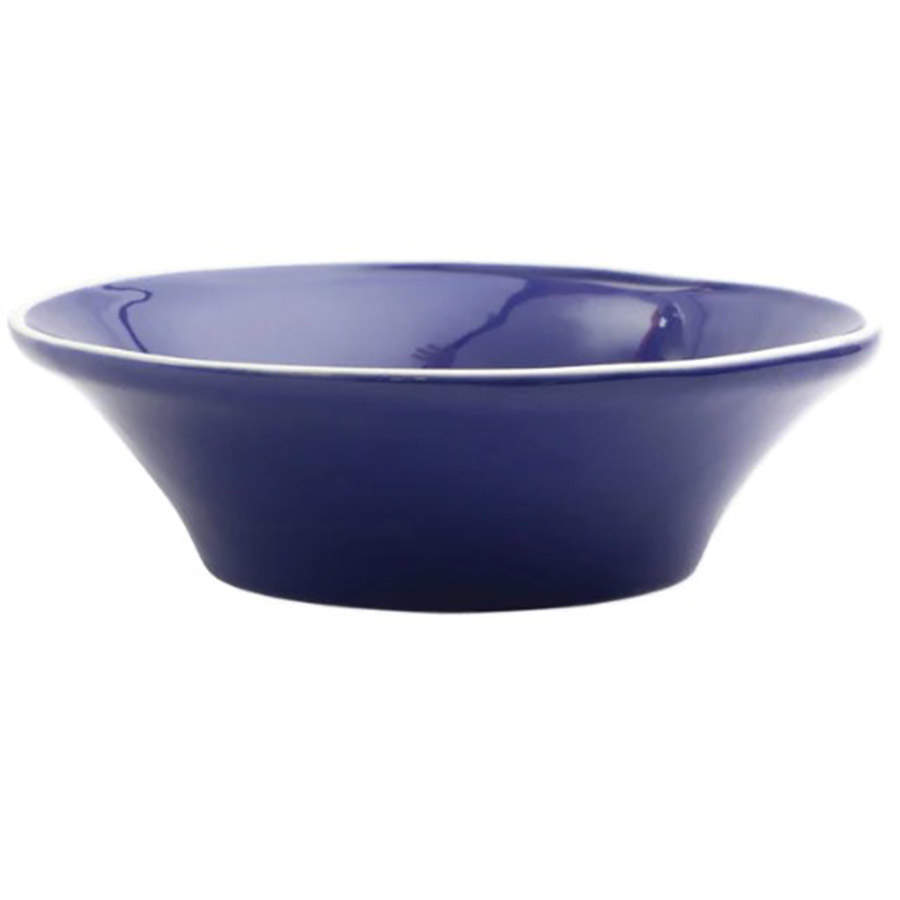 Chroma Blue Soup/Cereal Bowl by Vietri (Italy)-1