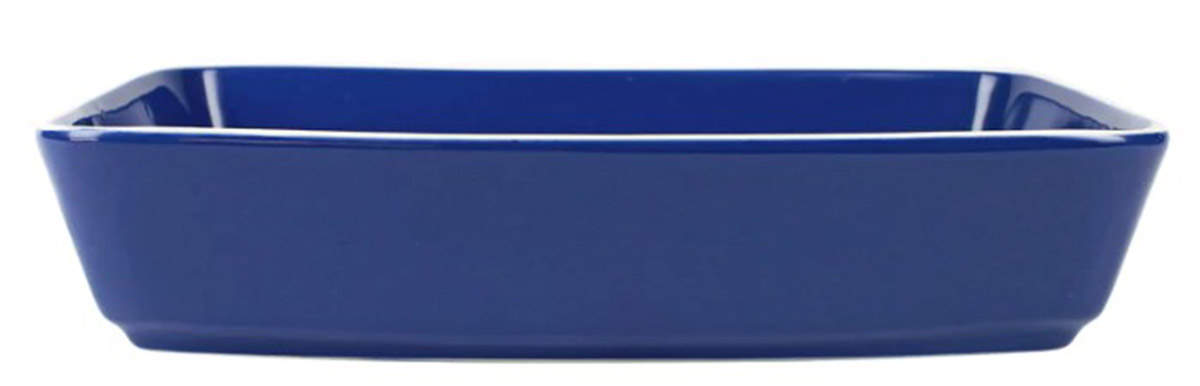 Chroma Blue 13"  Rectangular Baker by Vietri (Italy)-1