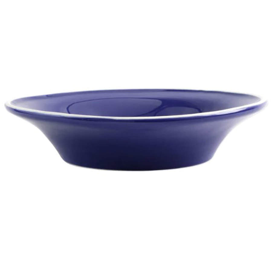 Chroma Blue 9" Individual Pasta Bowl by Vietri (Italy)-1