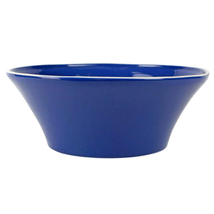 Chroma Blue 10" Round Deep Bowl by Vietri (Italy)-1