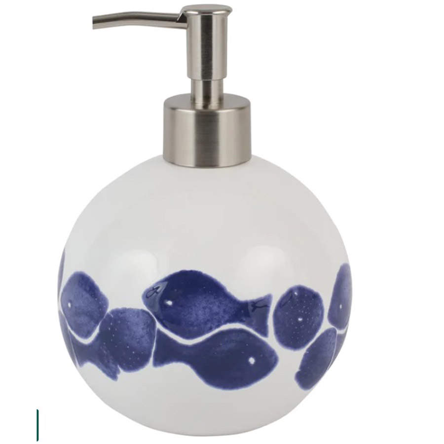 Santorini Fish Lotion/Soap Dispenser by Vietri (Italy)-1