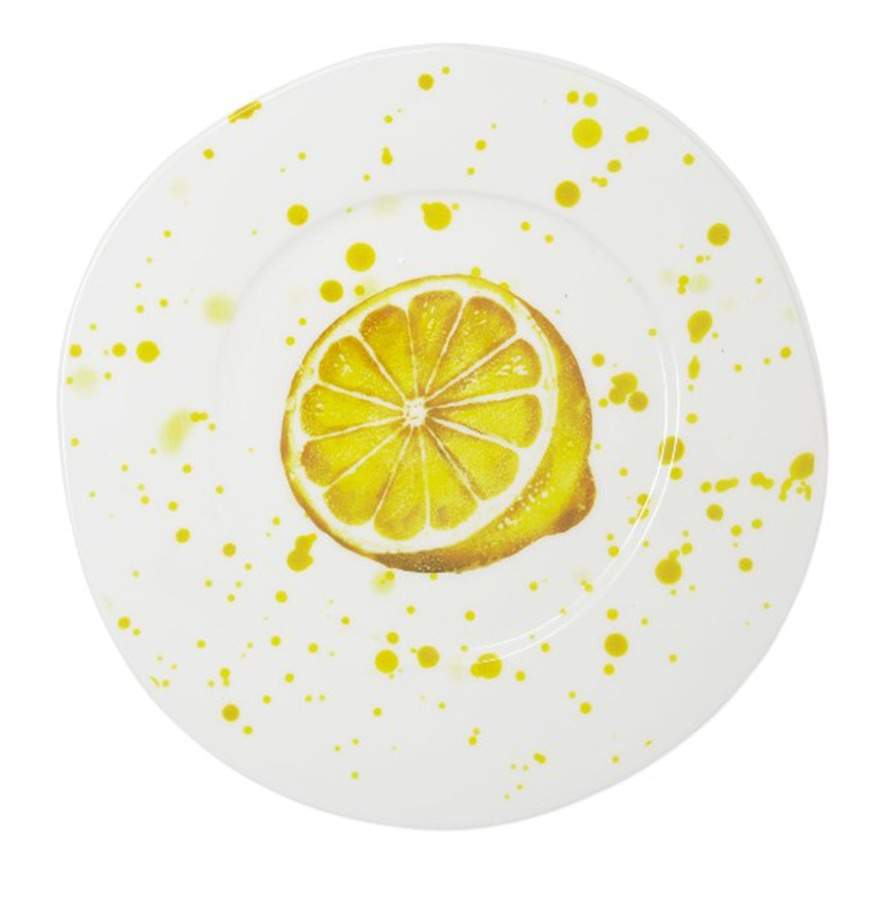 Melamine Fruit Dinner Plate by Vietri (Italy)-1