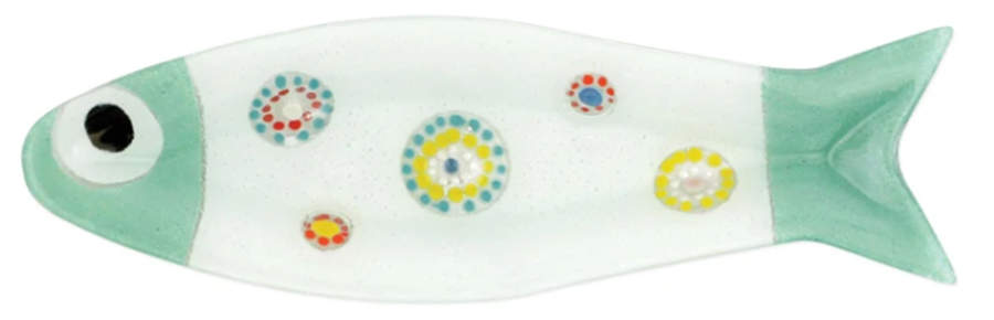 Pesci Colorati (Colorful Fish) 13" Fish Platter by Vietri (Italy)-1