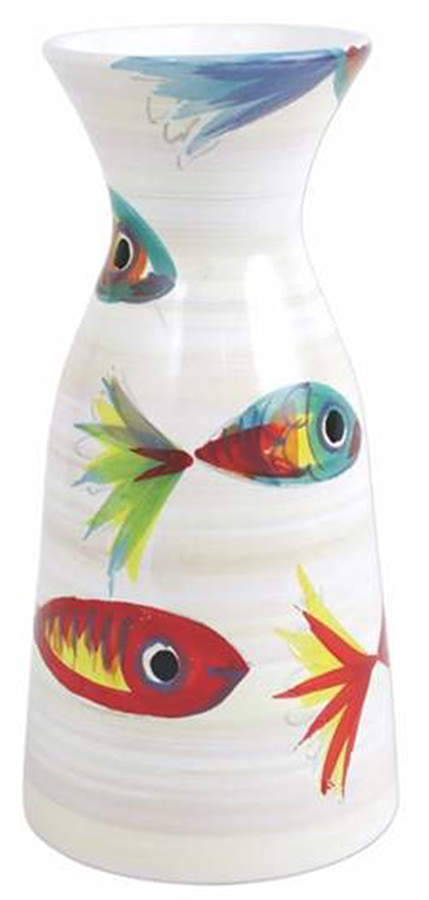 Pesci Colorati (Colorful Fish) Open Carafe by Vietri (Italy)-1
