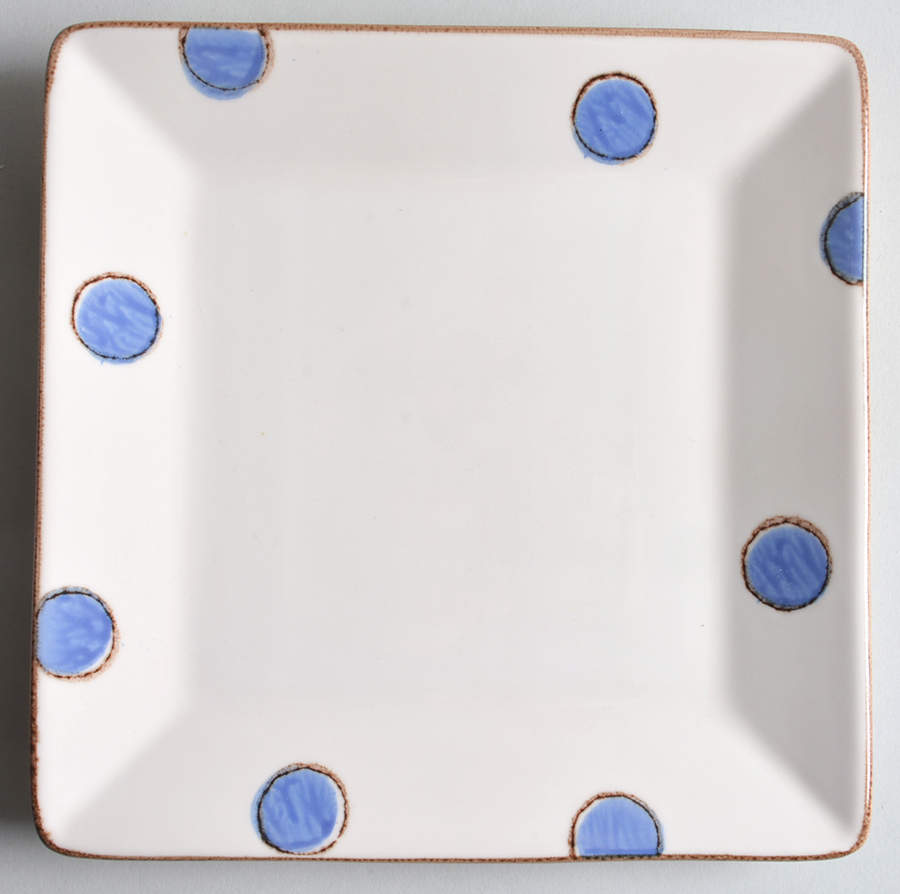 V4C3 Blue Square Salad Plate by Value Ceramic-1