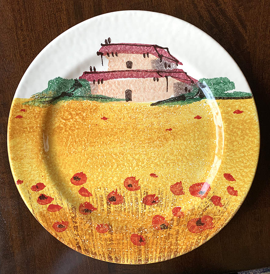 VIE167 Dinner Plate by Vietri (Italy)-1