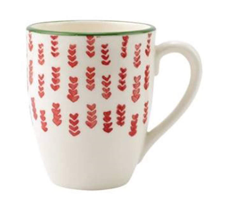 Mistletoe Mug by Vietri (Italy)-1