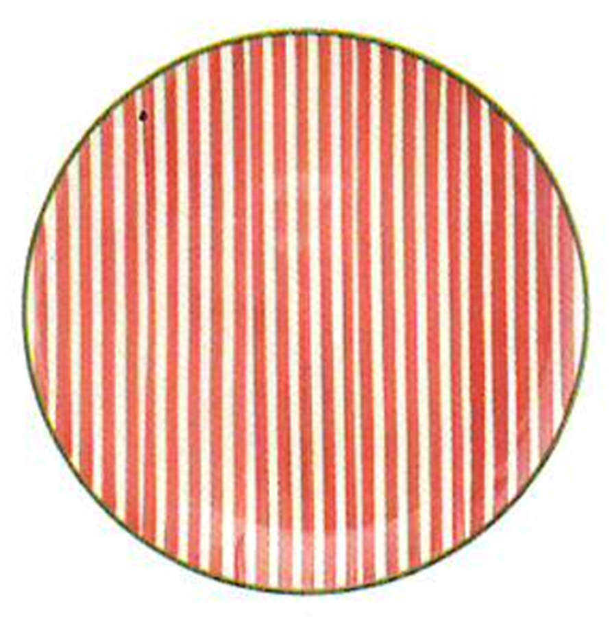 Mistletoe Dinner Plate by Vietri (Italy)-1