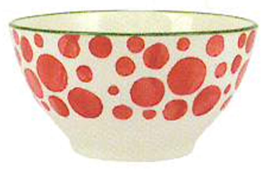 Mistletoe Coupe Cereal Bowl by Vietri (Italy)-1
