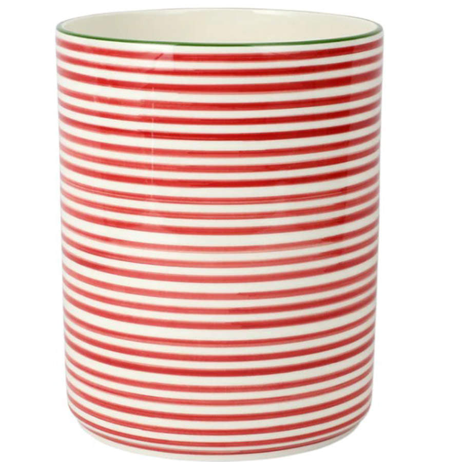 Mistletoe China Waste Basket by Vietri (Italy)-1