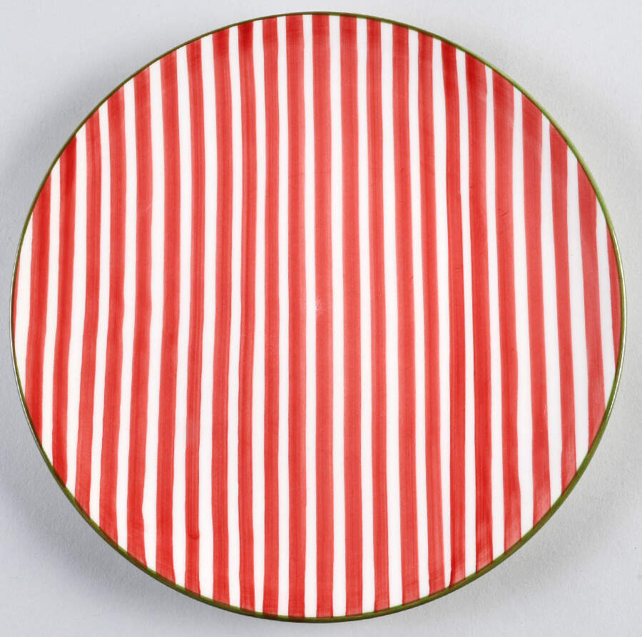 Mistletoe Salad Plate by Vietri (Italy)-1