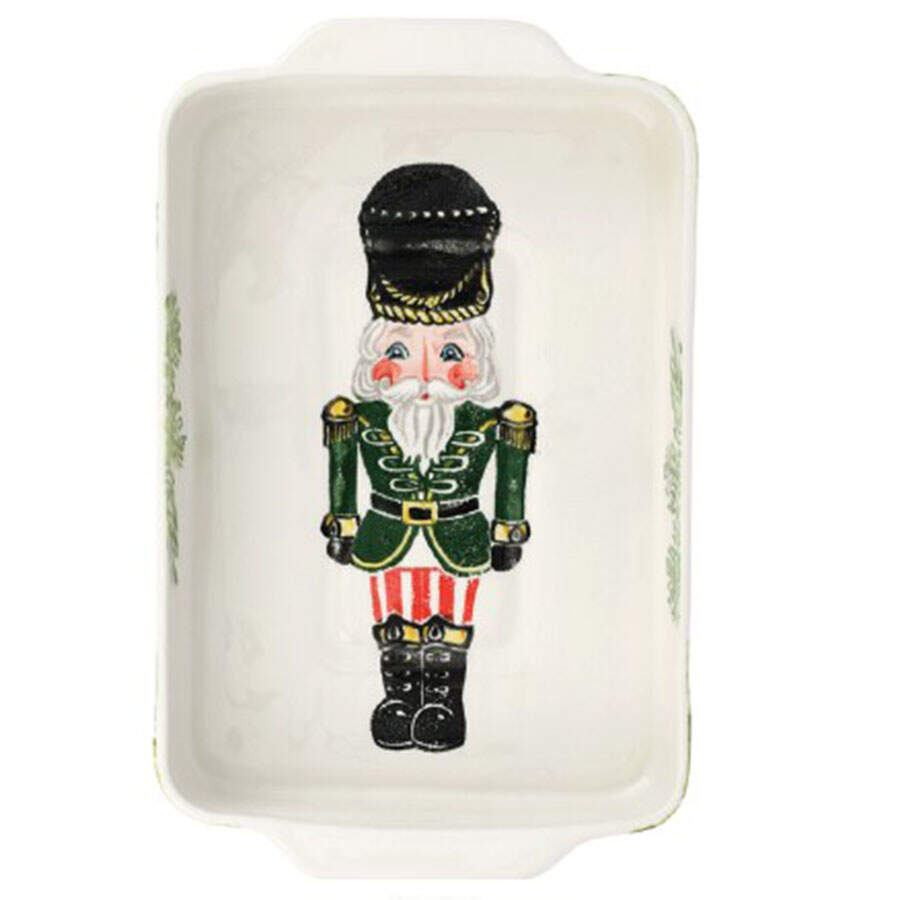 Nutcrackers 14" Rectangular Baker by Vietri (Italy)-1