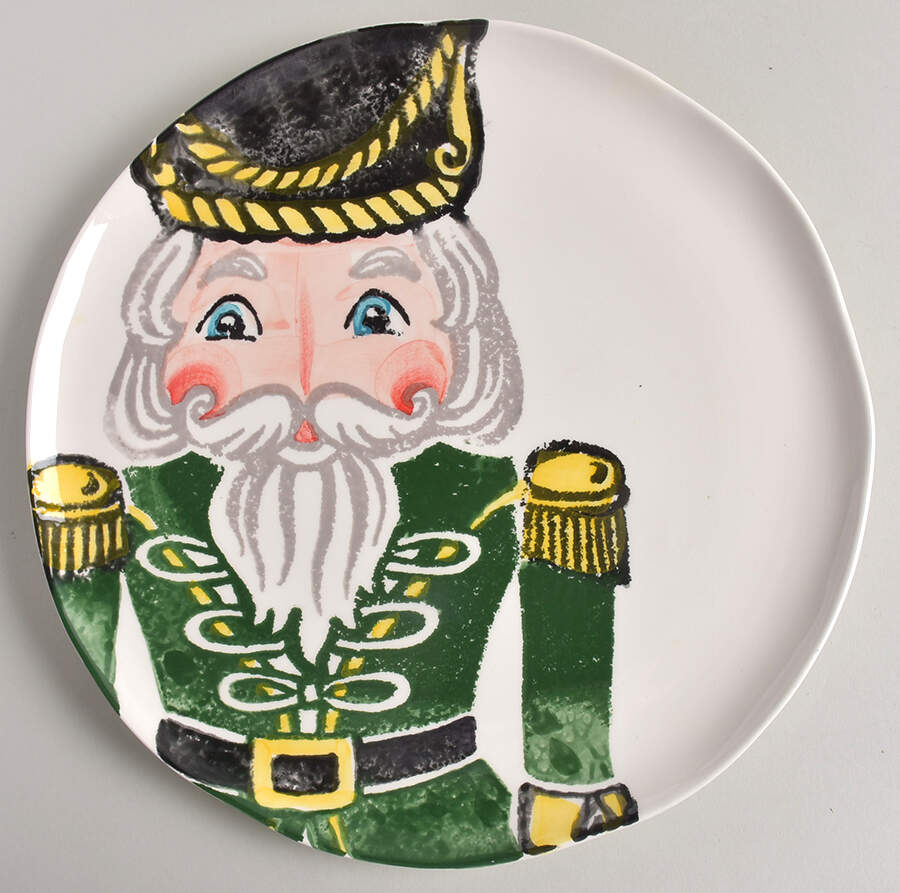 Nutcrackers Dinner Plate by Vietri (Italy)-1
