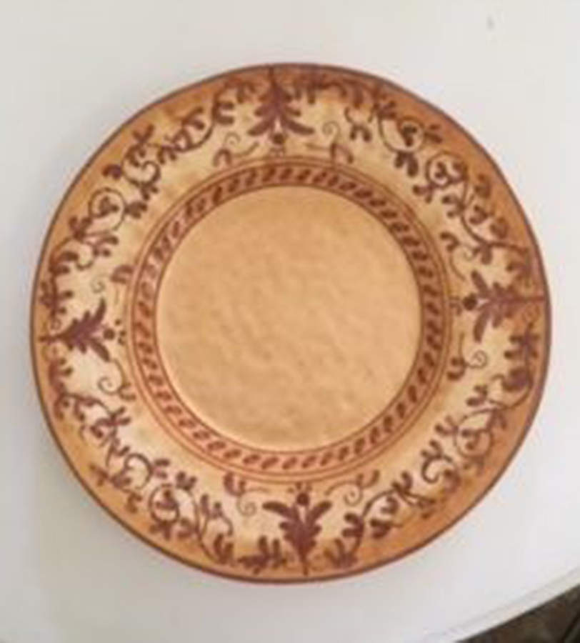 VIE168 Dinner Plate by Vietri (Italy)-1
