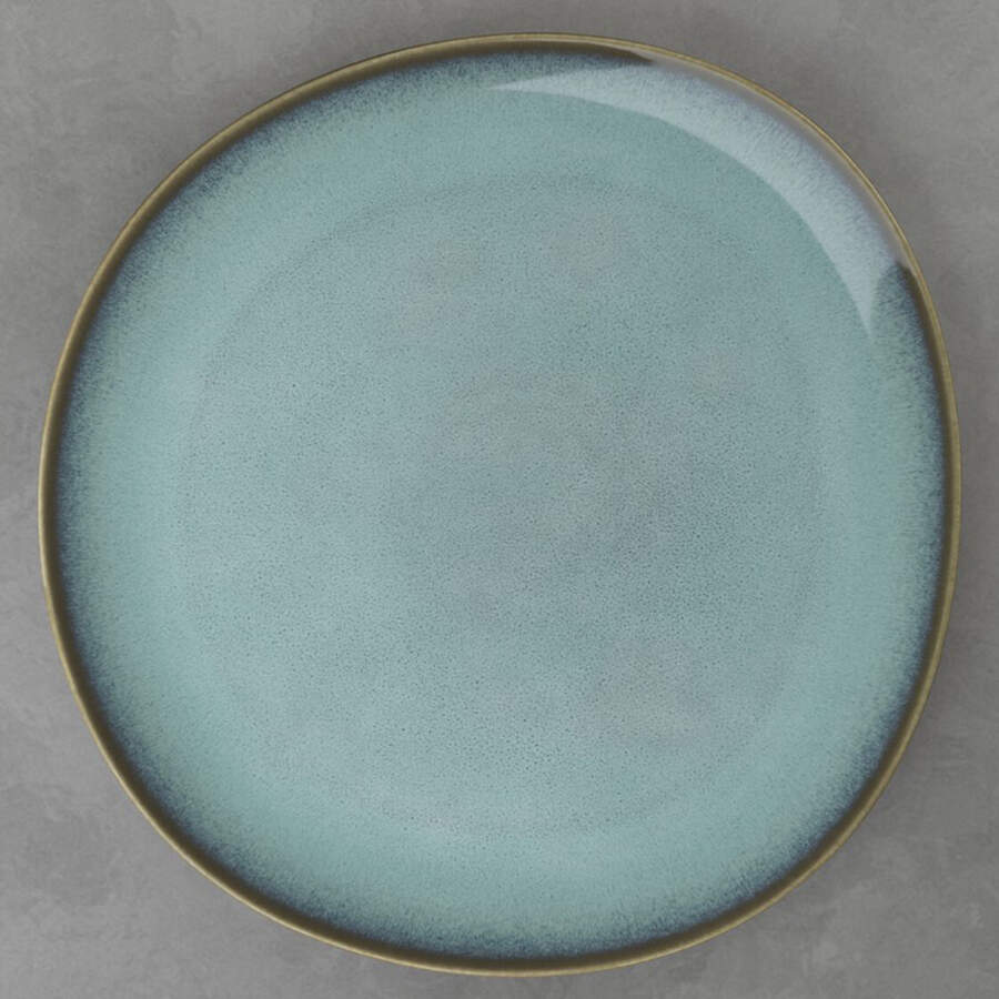 Lave Glace (Ice Blue) 12" Round Platter by Villeroy & Boch-1