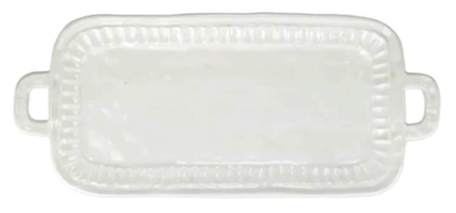 Pietra Serena 20" Rectangular Serving Platter by Vietri (Italy)-1