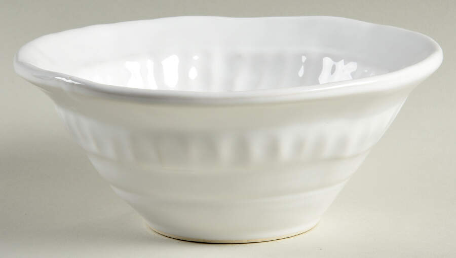 Pietra Serena Coupe Cereal Bowl by Vietri (Italy)-1