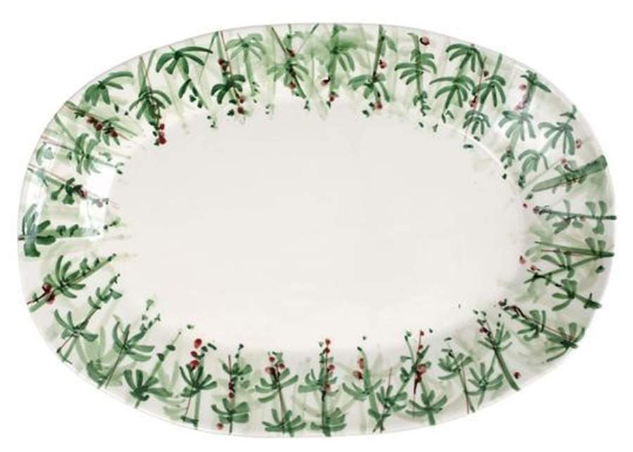 Erbe 20" Oval Serving Platter by Vietri (Italy)-1