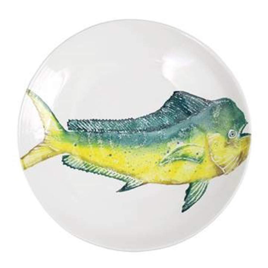Pesca 15" Shallow Round Bowl by Vietri (Italy)-1