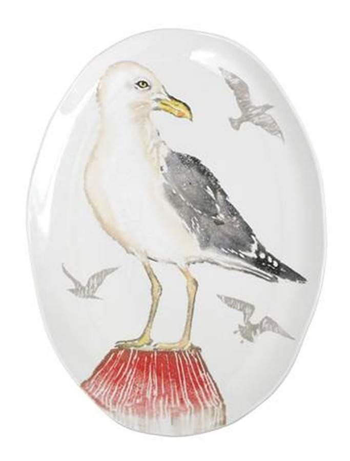 Pesca 17" Oval Serving Platter by Vietri (Italy)-1