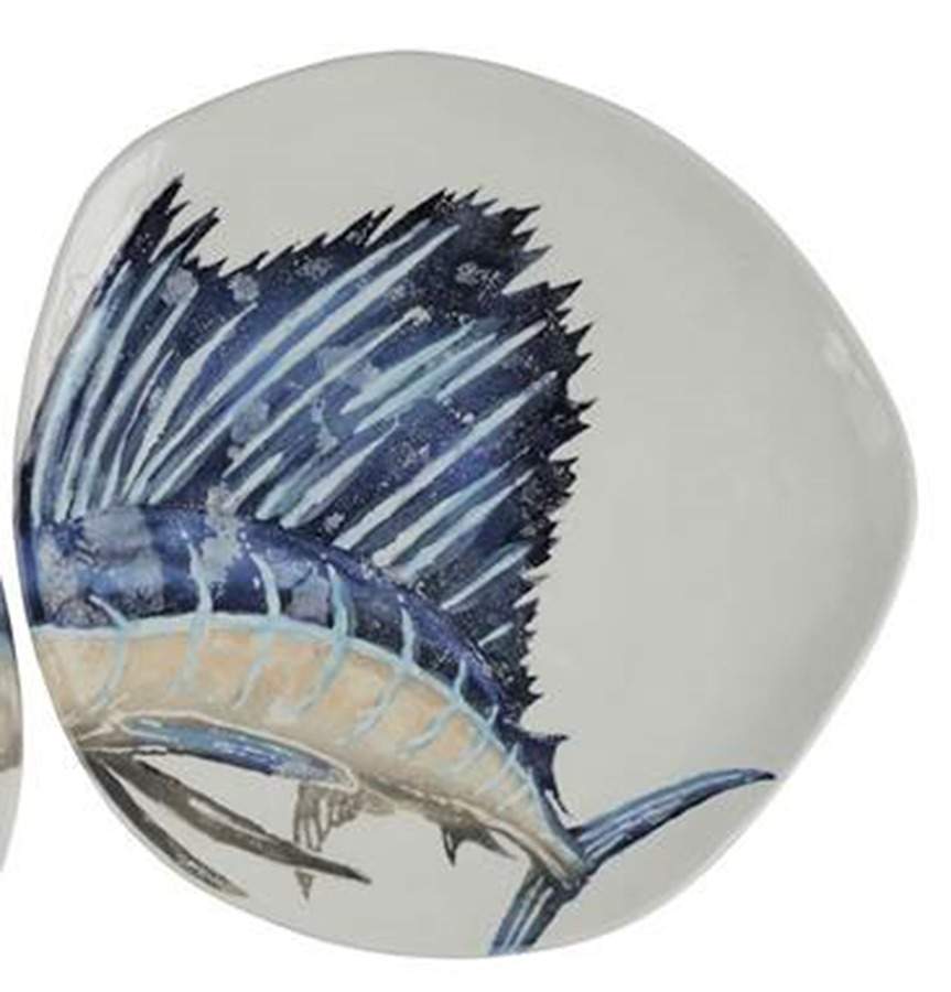 Pesca 16" Oblong Serving Platter by Vietri (Italy)-1